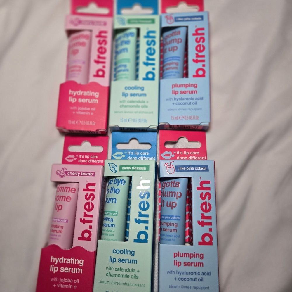 B fresh Lip Serum Trio - Pink, Blue, White